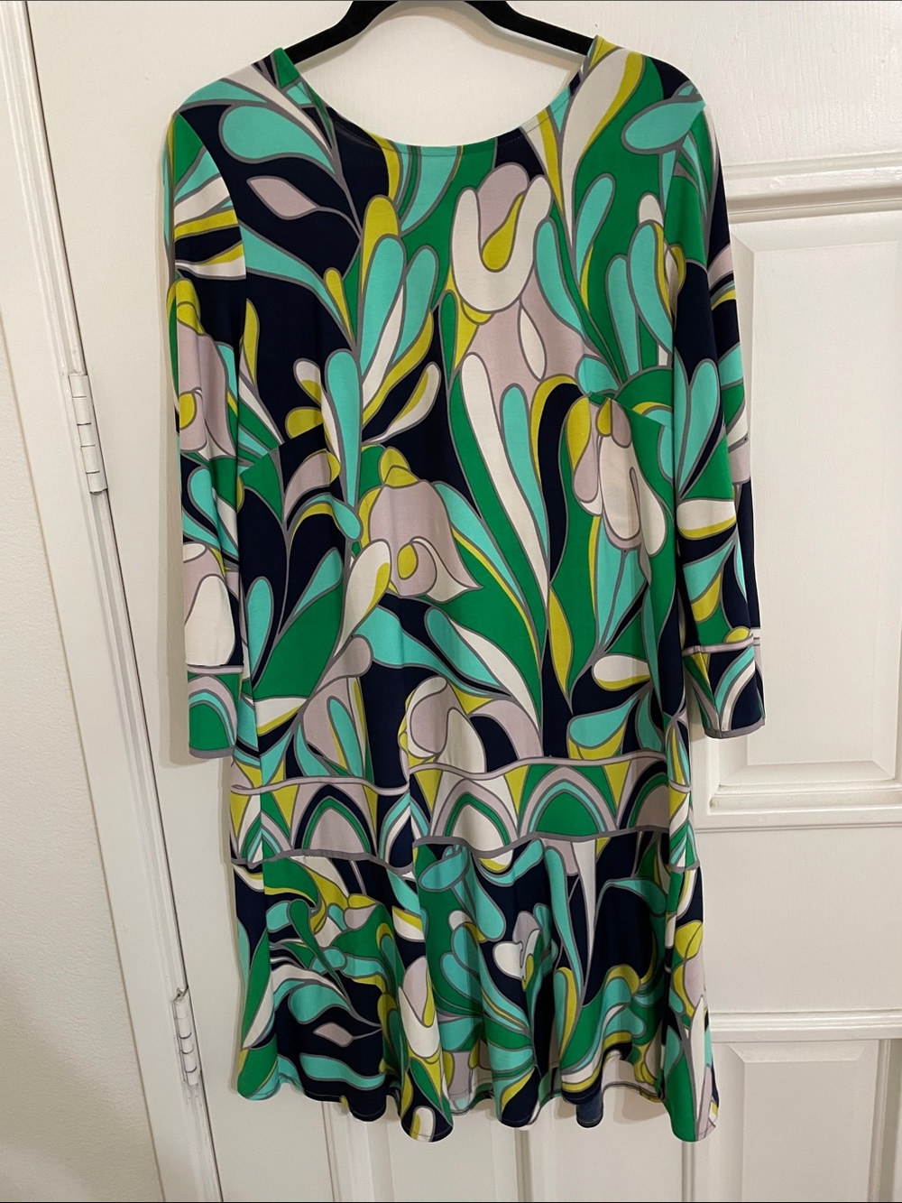 Pucci Paisley Midi Dress Sz XL